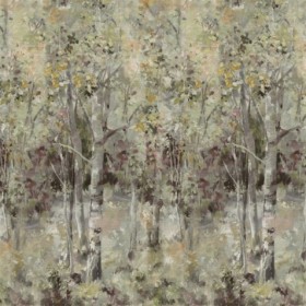 Tapetai Bois de Bouleau Grasscloth Scene 2 Sepia