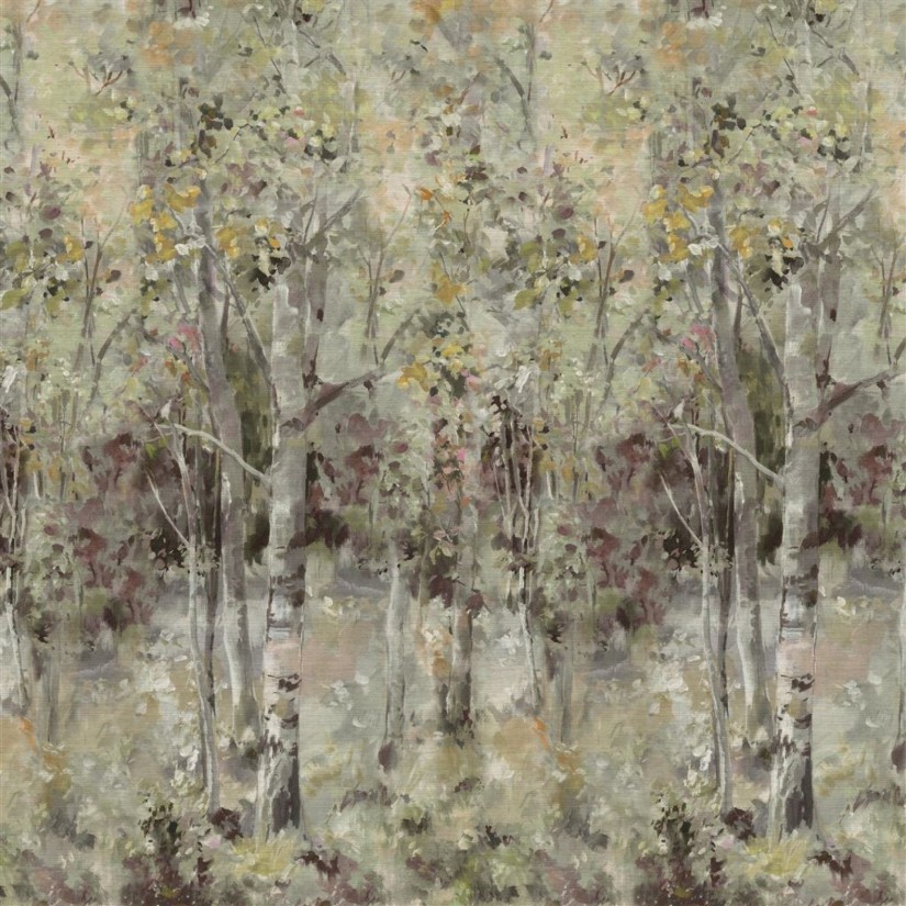 Tapetai Bois de Bouleau Grasscloth Scene 2 Sepia Tapetai Bois de Bouleau Grasscloth Scene 2 Sepia