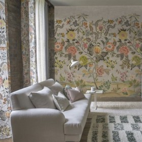 Tapetai Brocart Decoratif Grasscloth Sepia Tapetai Brocart Decoratif Grasscloth Sepia
