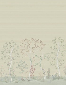 Tapetai Seasonal Woods Out Neautral Grasscloth