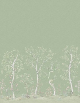 Tapetai Seasonal Woods Jade Silk