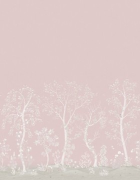 Tapetai Seasonal Woods Rose Quartz Silk