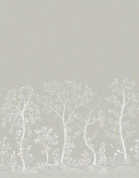 Tapetai Seasonal Woods Platinum Silk