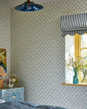 Tapetai Daisy Trellis Lapis/ Pearl Tapetai Daisy Trellis Lapis/ Pearl