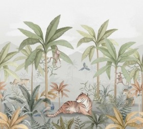 Tapetai Wild Jungle Mural