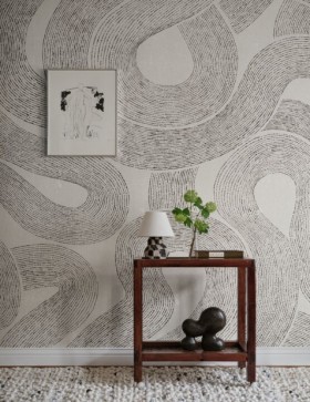 Tapetai Zen Mural, Graphite