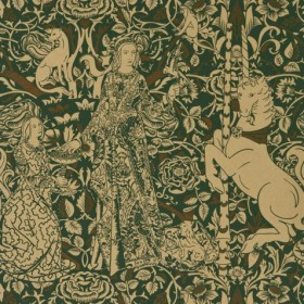Tapetai Aurelia's Grail - Gobelin Green/Bronze