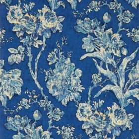 Tapetai Fringed Tulip Toile - Smalt