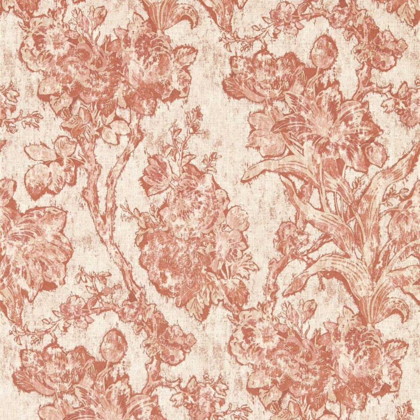 Tapetai Fringed Tulip Toile - Putty Tapetai Fringed Tulip Toile - Putty