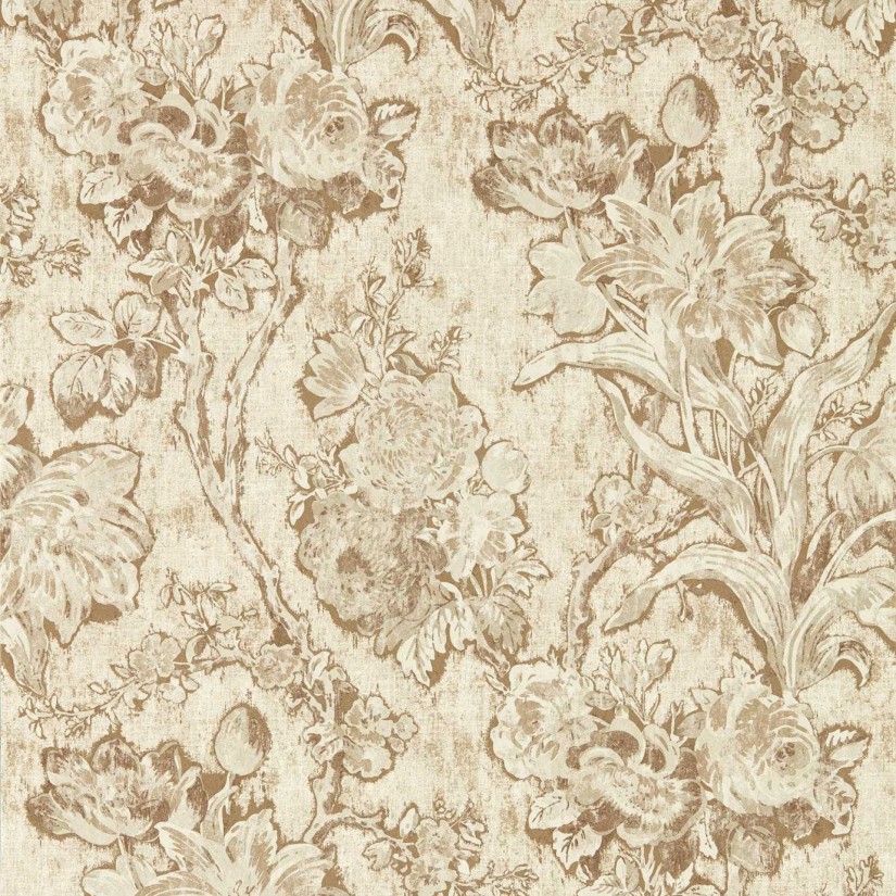 Tapetai Fringed Tulip Toile - Jute Tapetai Fringed Tulip Toile - Jute
