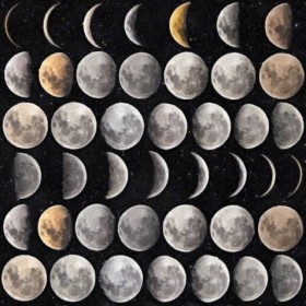 Tapetai Moon phases