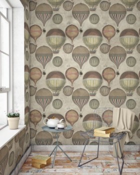 Tapetai Hot air