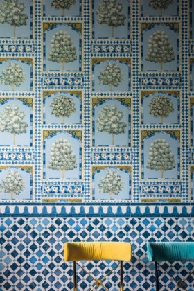 Tapetai Zellige border