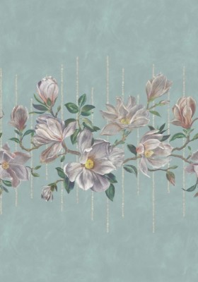 Tapetai Magnolia frieze