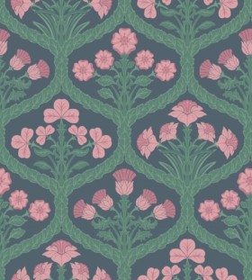 Tapetai Floral kingdom Dark green