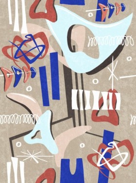 Tapetai Mescaline Taupe