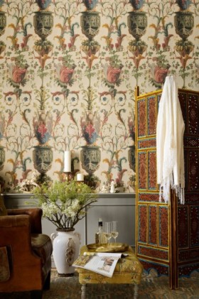 Tapetai Le jardin secret Taupe