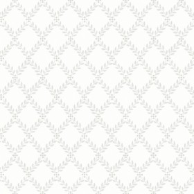 Tapetai Trellis leaves Grey