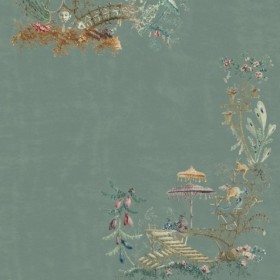 Tapetai Chinoiserie Blue