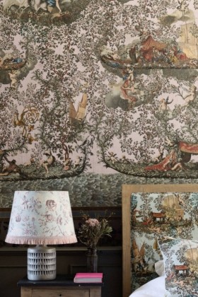 Tapetai Journey to Eden Pink