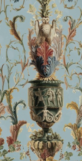 Tapetai Le jardin secret Blue