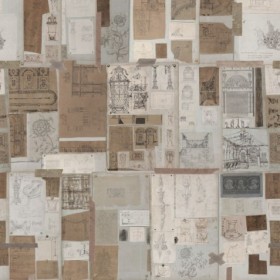 Tapetai The sketch book Taupe