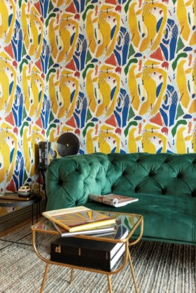 Tapetai Extravagancy Yellow