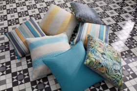 Audinys Spiaggia stripe outdoor Blue