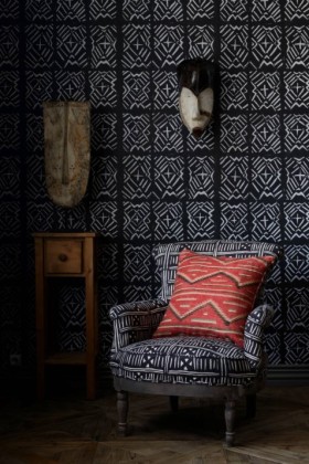 Tapetai Bamana Black