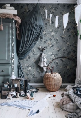 Tapetai Sandra Misty blue