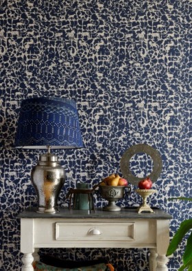 Tapetai Royal hunting Blue