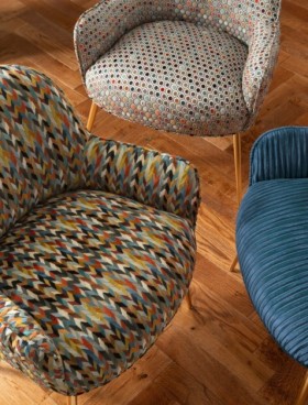 Audinys Pelangi velvet Multi brown