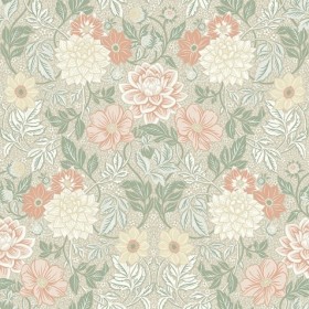 Tapetai Dahlia garden Beige