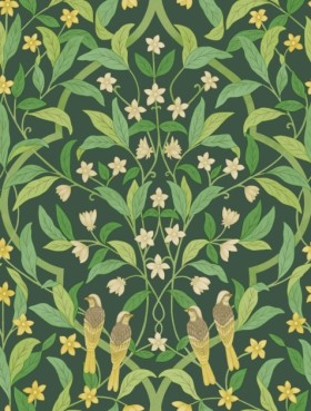 Tapetai Jasmine & Serin symphony Green