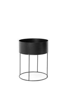 Vazonas Round Plant box Black
