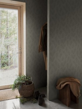 Tapetai Pine Tree  Olive Grey