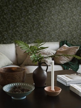 Tapetai Forest Berries Olive Green