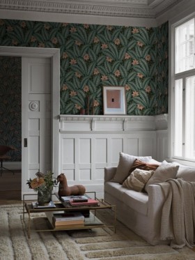 Tapetai Hidden Ivy Green