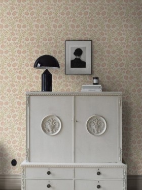 Tapetai Poppy Flow Yellow,Pink