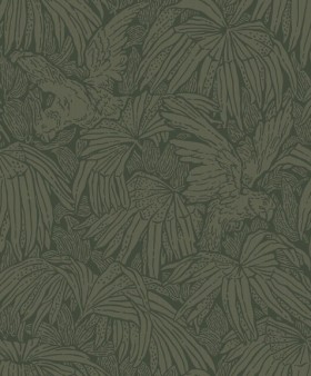 Tapetai Hidden Parrot Light Grey