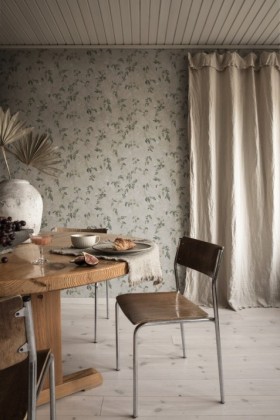 Tapetai Irene Olive Green