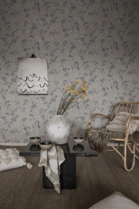 Tapetai Irene Indigo Blue