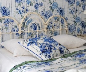 Tapetai Kyoto Flower Cobalt