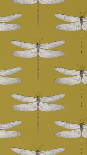 Tapetai Demoiselle Ochre