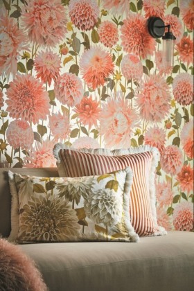 Tapetai Dahlia Coral