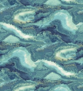 Tapetai Reflected Obsidian Snowflake