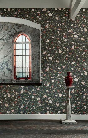 Tapetai Henrietta's Trail  Vine Black