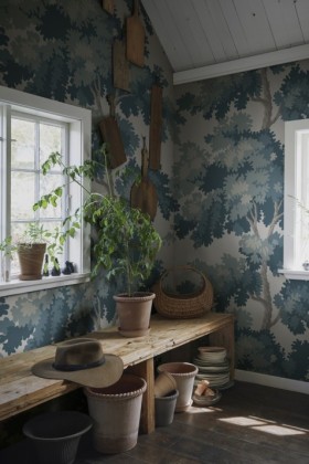 Tapetai Raphael Forest Teal