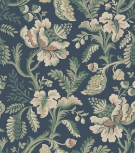 Tapetai  Daphne Midnight Blue