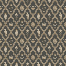 Tapetai  Turtledove Barn Charcoal